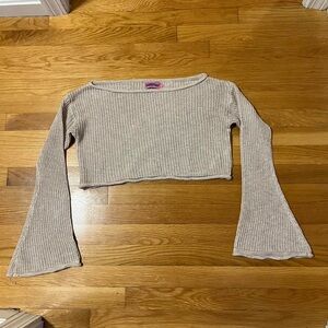 edikted off the shoulder sweater